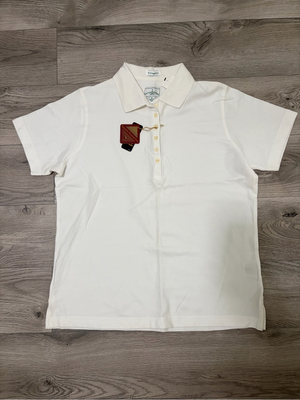 Classic White Short Sleeve Polo Shirt